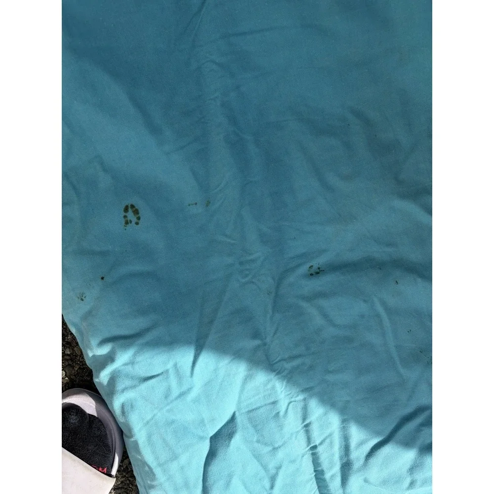 Vntg 1960 Adult Flannel Sleeping Bag Zip Together Hunting Camping 30